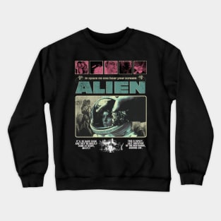 in space no one hear your scream - alien Crewneck Sweatshirt